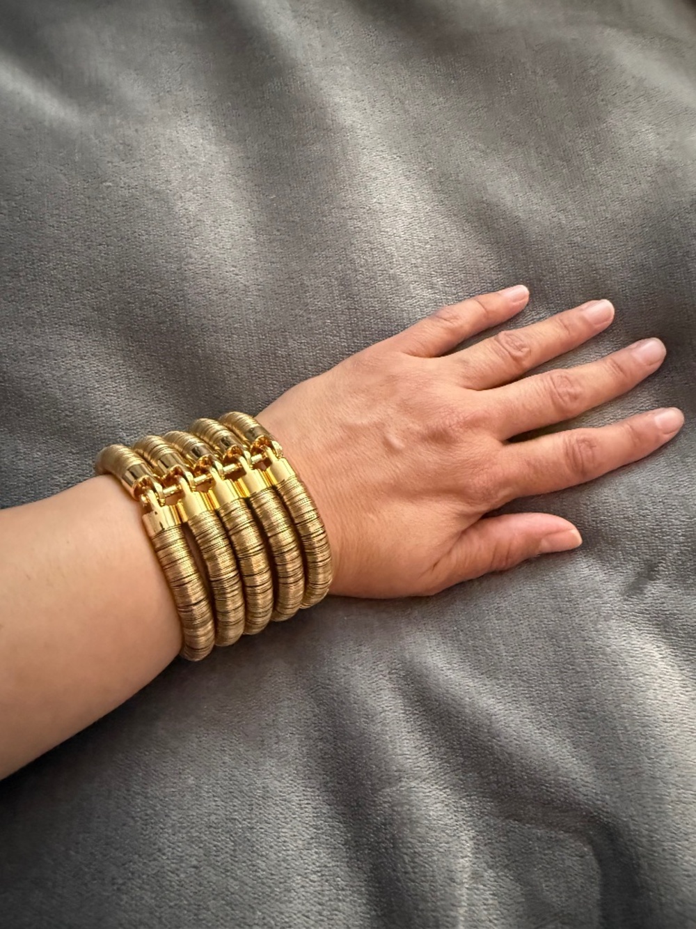 Like New Balmain X HM Gold Cuff Bracelet - Picture 2 of 5